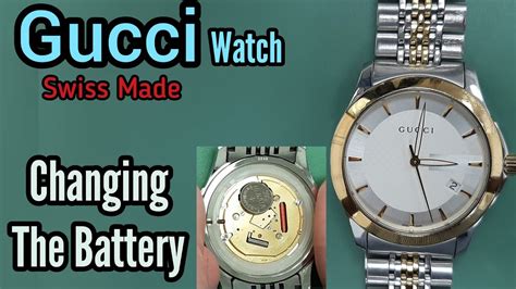 gucci g watch battery|Gucci Battery Replacement .